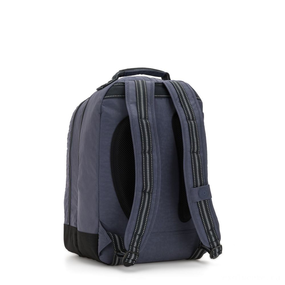 Kipling lesson ROOM Sizable backpack with notebook protection True Denims.