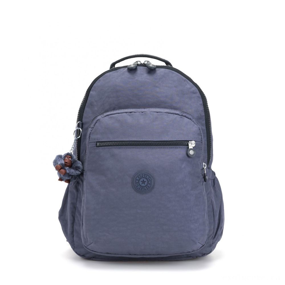 Kipling SEOUL GO Huge Backpack with Laptop Pc Protection Correct Denims.