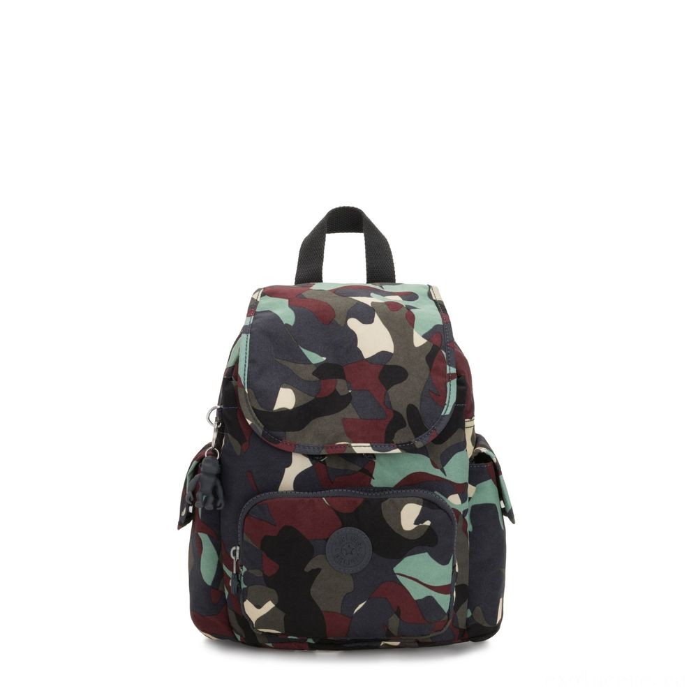 Price Cut - Kipling CITY KIT MINI City Stuff Mini Backpack Camo Large. - E-commerce End-of-Season Sale-A-Thon:£37[sabag5730nt]