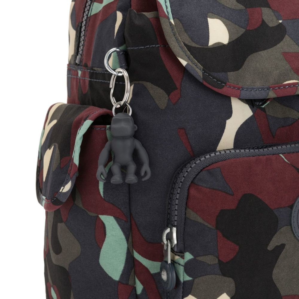 Kipling Urban Area KIT MINI Area Pack Mini Backpack Camo Huge.