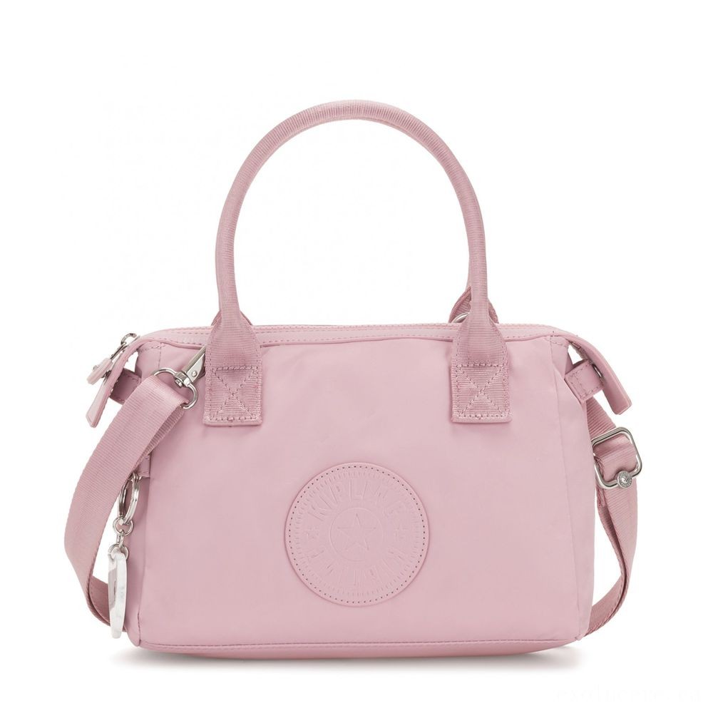 Kipling LERIA Small Shoulderbag along with removable as well as changeable shoulderstrap Discolored Pink.