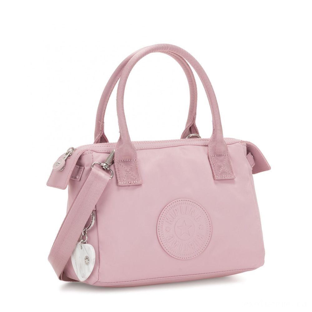 Kipling LERIA Small Shoulderbag along with detachable as well as adjustable shoulderstrap Discolored Pink.
