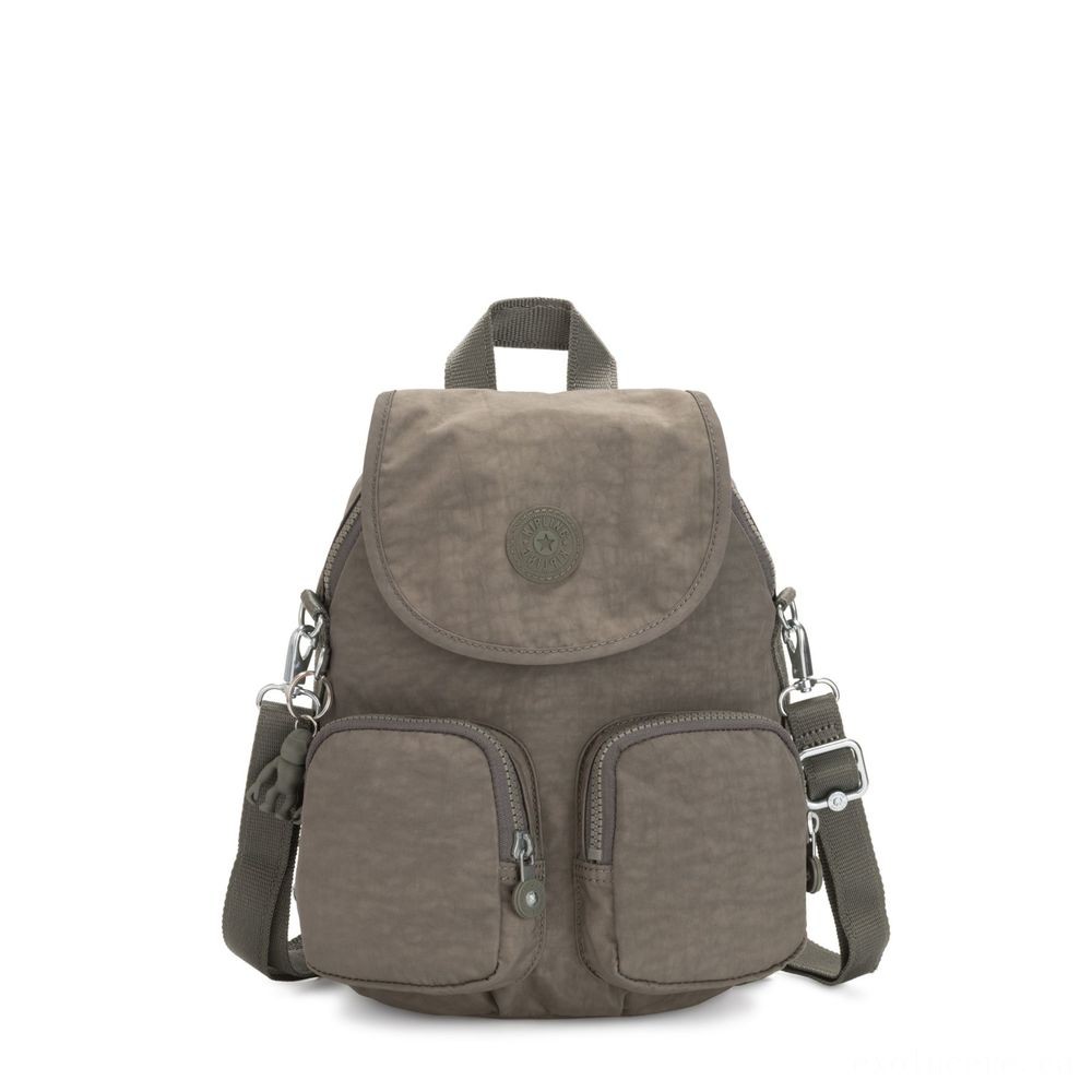 Kipling FIREFLY UP Little Backpack Covertible To Shoulder Bag Seagrass.