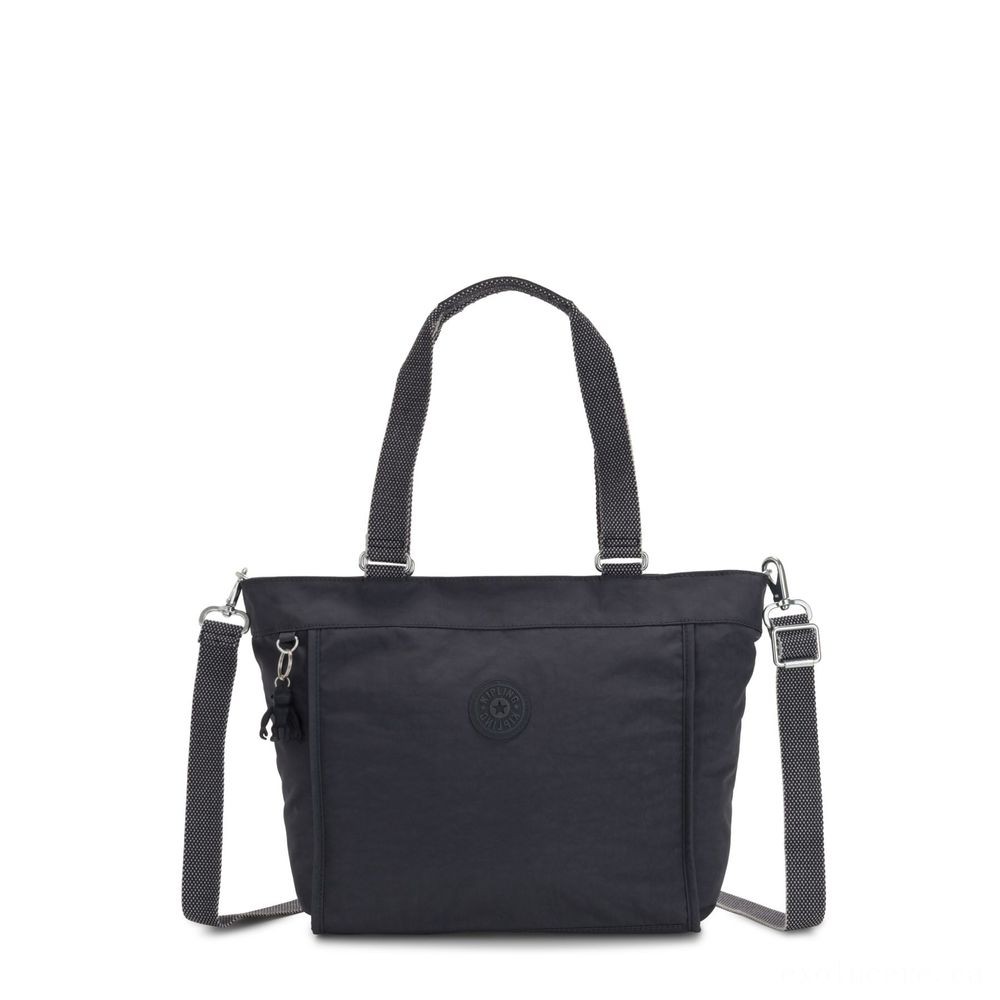 Kipling Brand New SHOPPER S Little Purse Along With Completely Removable Shoulder Band Night Grey.