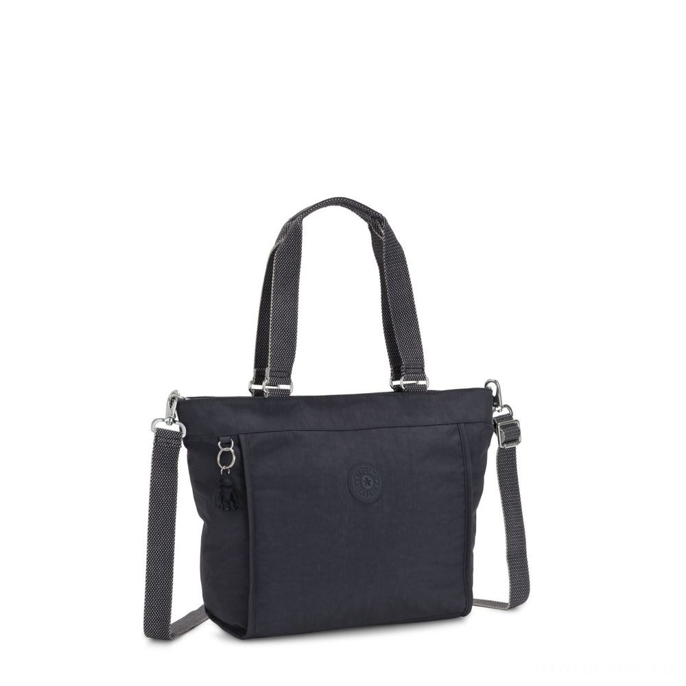 Kipling Brand-new SHOPPER S Small Shoulder Bag With Detachable Shoulder Band Night Grey.