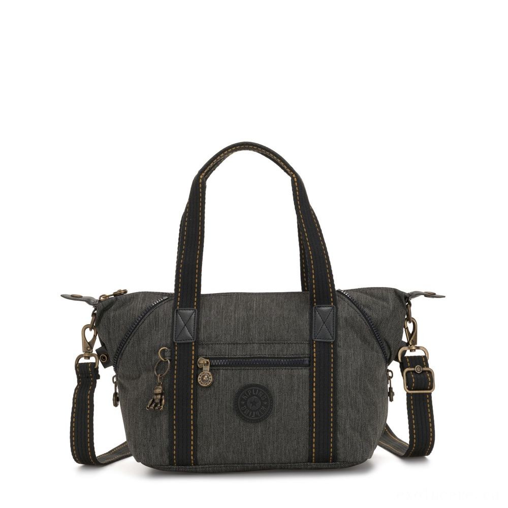 Kipling Fine Art MINI Ladies Handbag Black Indigo.