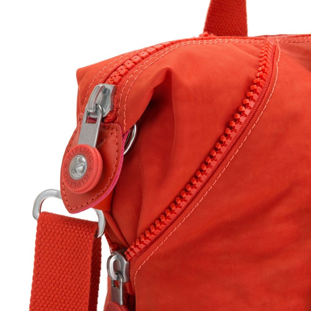 Kipling Craft NC Lightweight Shopping Bag Funky Orange Nc.
