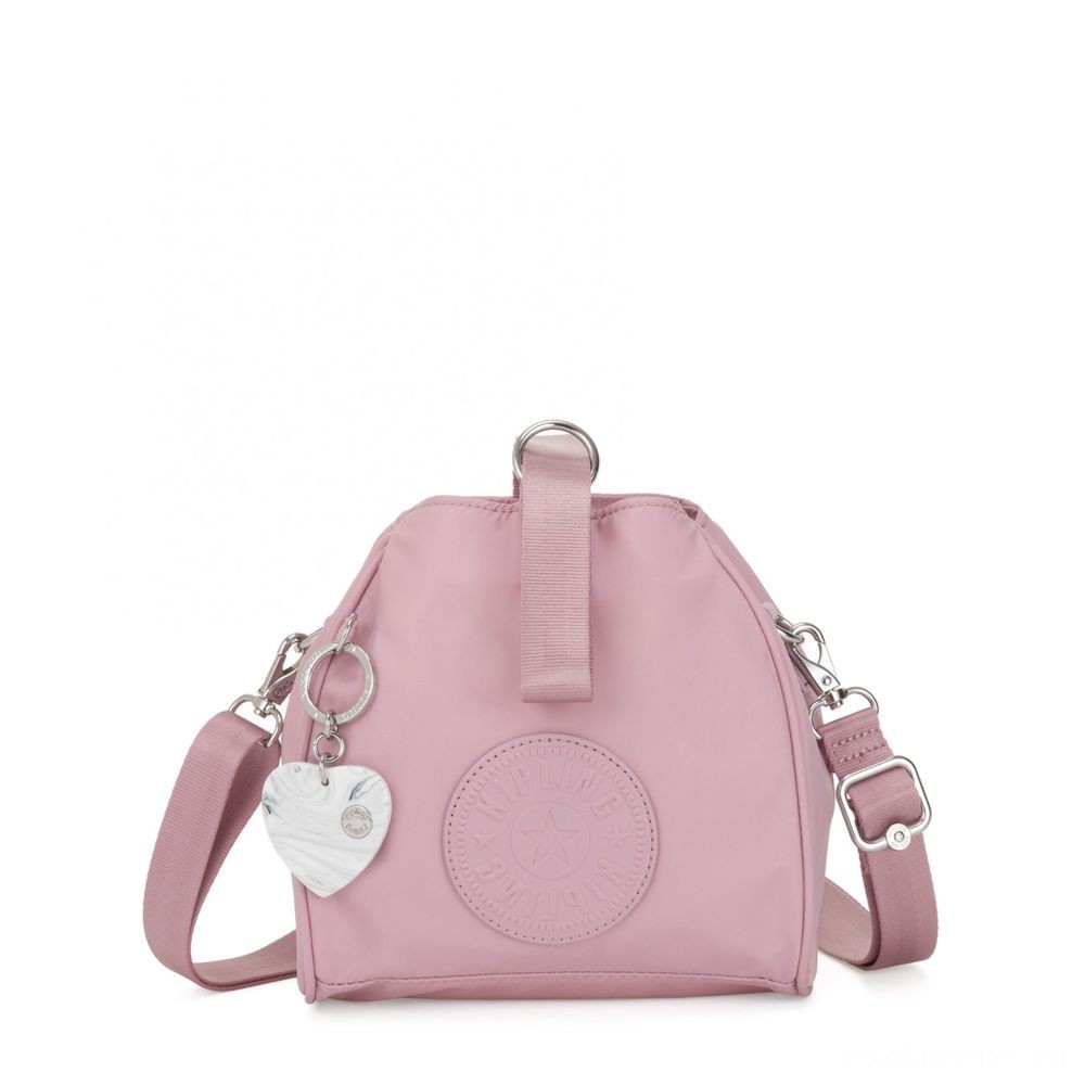 Doorbuster - Kipling IMMIN Small Shoulder Bag Faded Pink. - Frenzy Fest:£35[nebag5779ca]