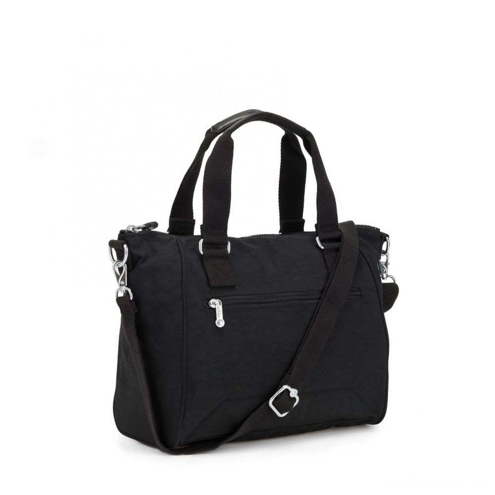 Internet Sale - Kipling AMIEL Channel Ladies Handbag Accurate Black. - Closeout:£34