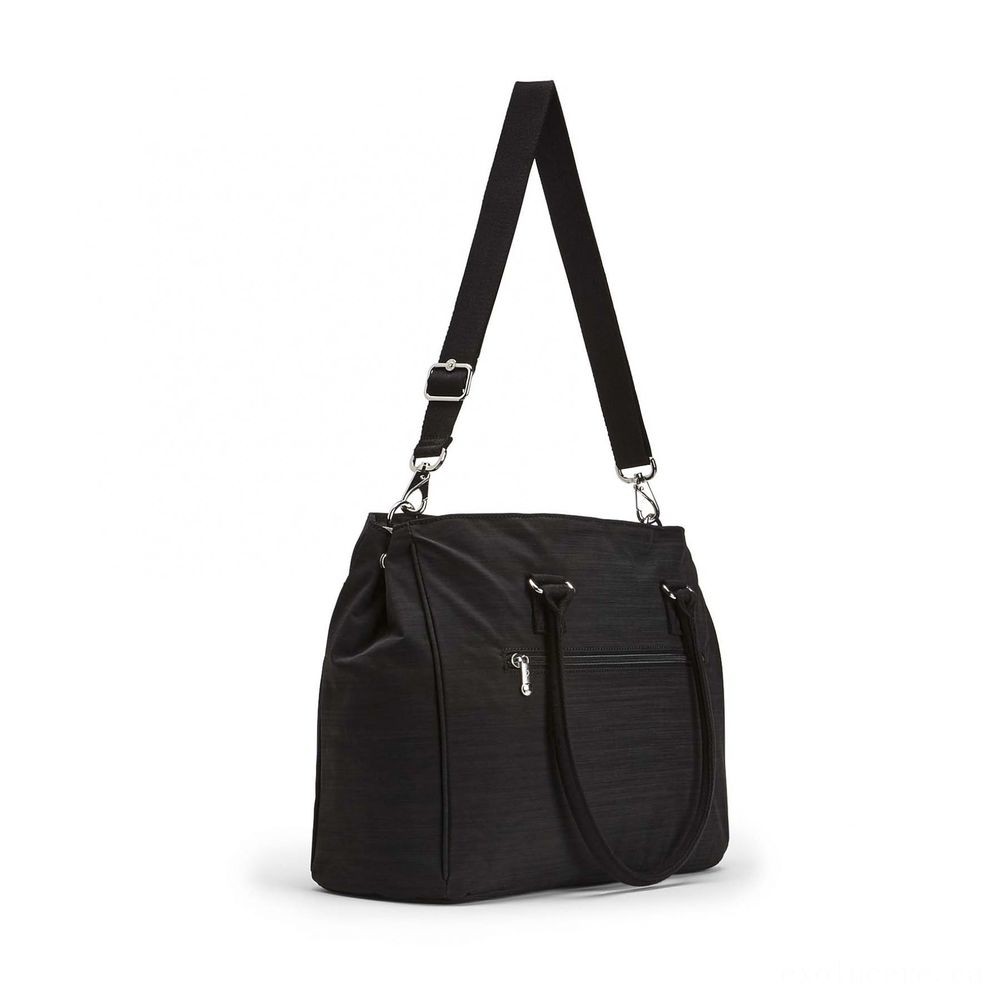 Holiday Sale - Kipling ARTEGO ESSENTIAL Shoulder Bag with Laptop Computer Protection Dazz Black. - Liquidation Luau:£54