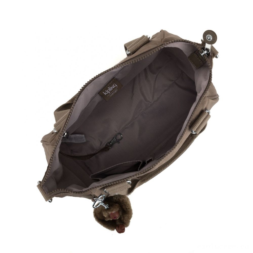 Halloween Sale - Kipling AMIEL Tool Handbag Accurate Off-white. - President's Day Price Drop Party:£38[hobag5791ua]
