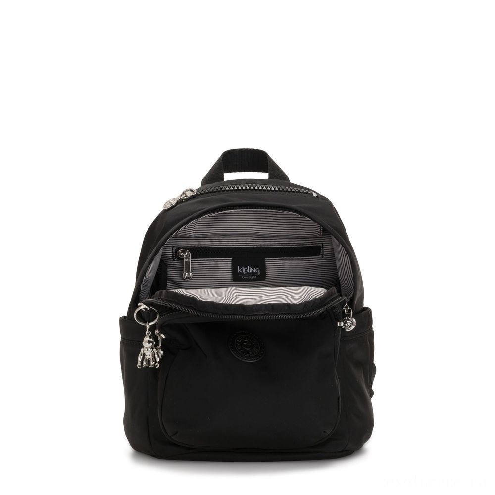 Kipling DELIA MINI Small Bag with Front Wallet and also Top Manage Galaxy Black.