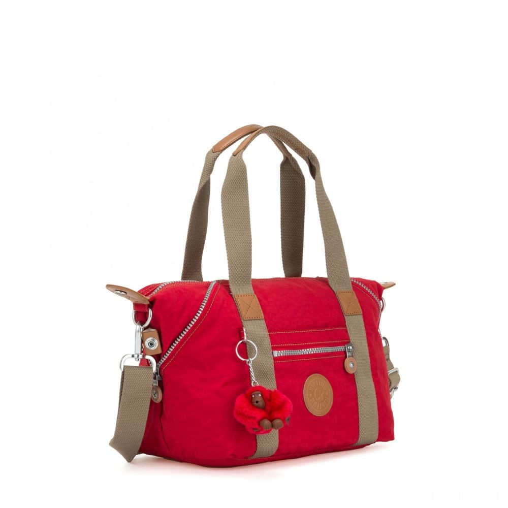 Liquidation - Kipling Fine Art MINI Handbag True Reddish C. - Spectacular:£36[libag5799nk]