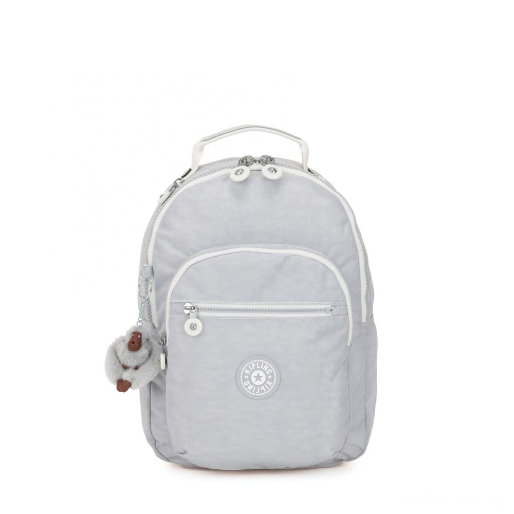 Clearance Sale - Kipling CLAS SEOUL S Knapsack with Tablet Computer Compartment Active Grey Bl. - Closeout:£31[libag5808nk]