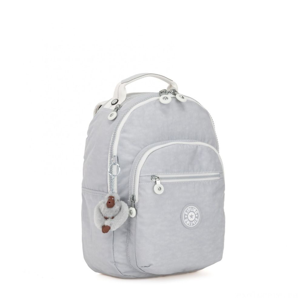 Kipling CLAS SEOUL S Knapsack with Tablet Compartment Energetic Grey Bl.