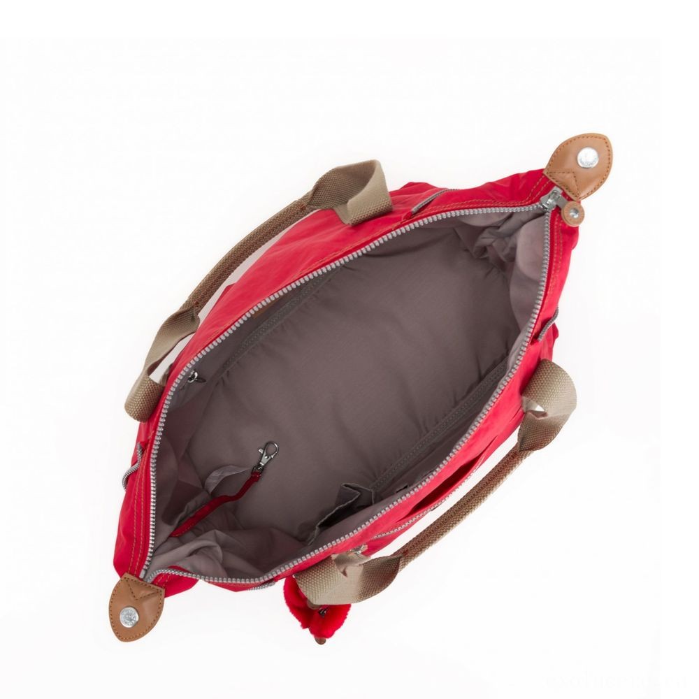 Kipling Craft Ladies Handbag True Reddish C.