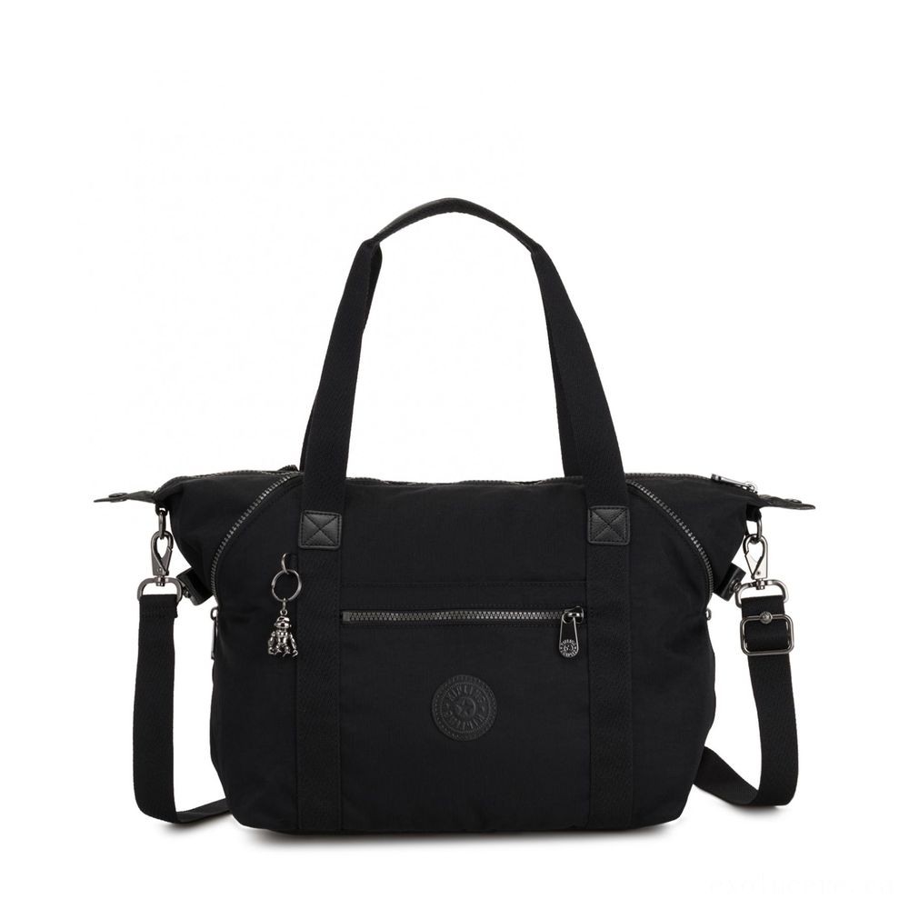 Kipling Craft Bag along with Detachable Straps Wealthy Black.