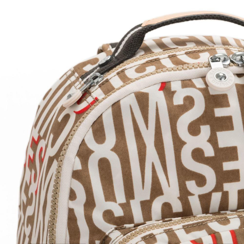 Kipling SEOUL Large bag with Laptop Protection Studio Imprint.