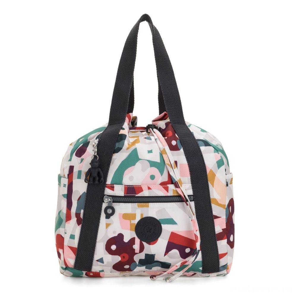 August Back to School Sale - Kipling ART BACKPACK S Small Drawstring Bag Music Print. - Price Drop Party:£35