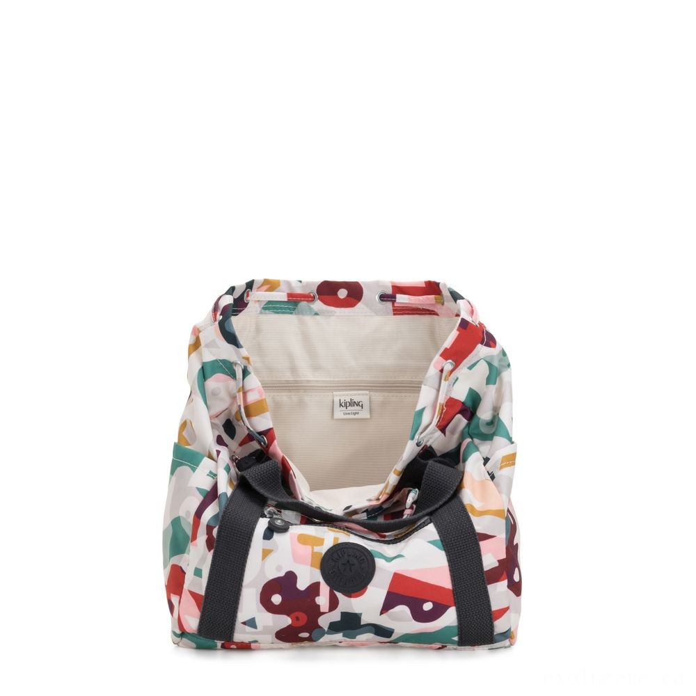 Kipling Fine Art BAG S Little Drawstring Backpack Popular Music Publish.