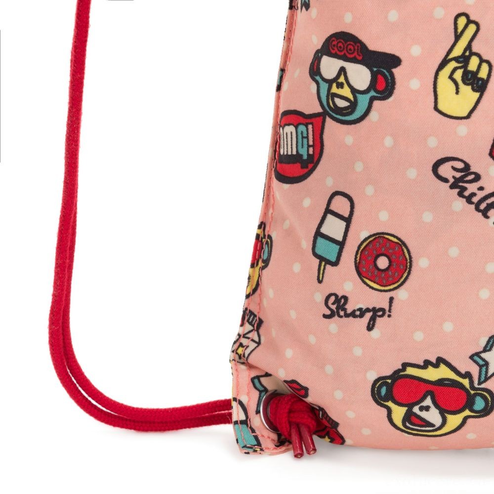 Shop Now - Kipling SUPERTABOO Tool Drawstring Bag Ape Play. - Click and Collect Cash Cow:£13[cobag5885li]