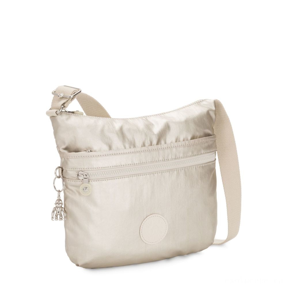 Kipling ARTO Shoulder Bag Around Body Cloud Metallic