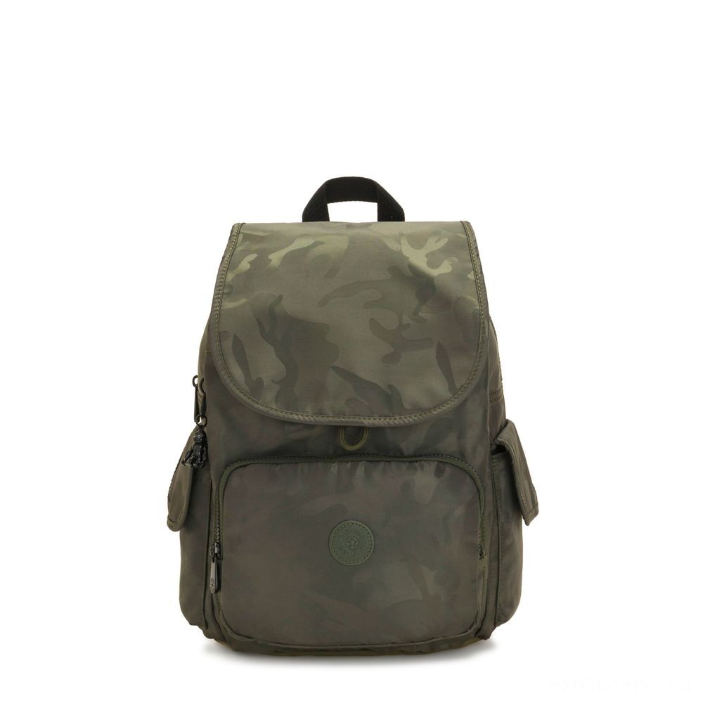 Kipling CITY PACK Medium Backpack Satin Camo.