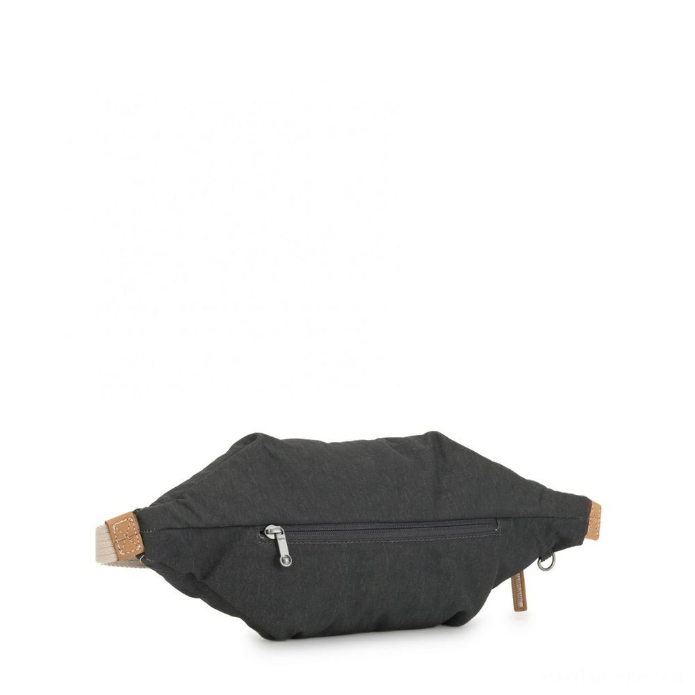 Kipling YOKU Channel Crossbody bag convertible to waistbag Laid-back Grey