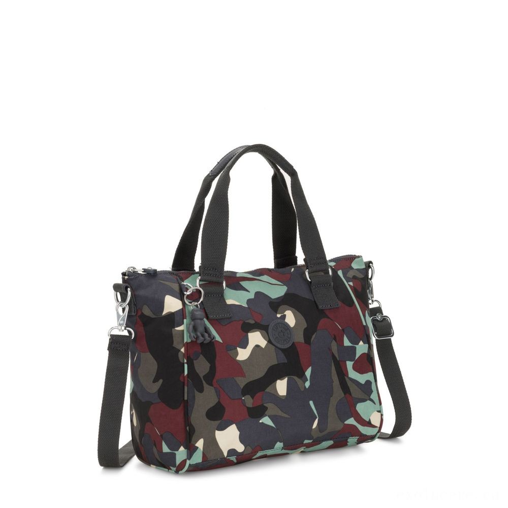 February Love Sale - Kipling AMIEL Tool Purse Camouflage Sizable - New Year's Savings Spectacular:£36