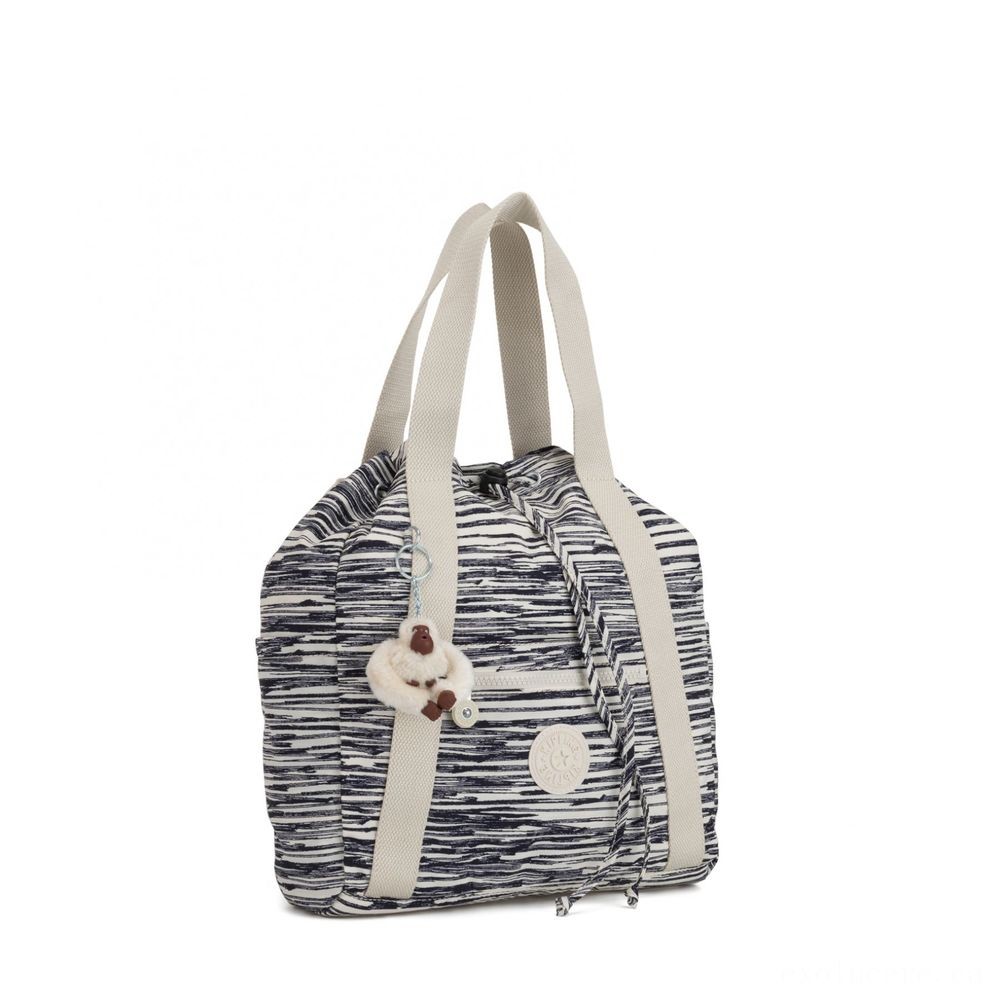 Kipling Fine Art BAG S Little Drawstring Bag Scribble Lines.