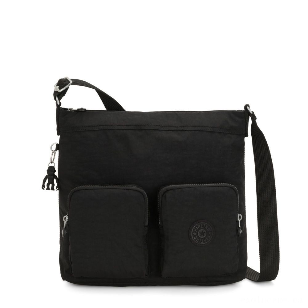 E-commerce Sale - Kipling EIRENE Shoulderbag along with External Front End Wallets Worthy Black Female Strap - Mid-Season:£49[nebag6007ca]