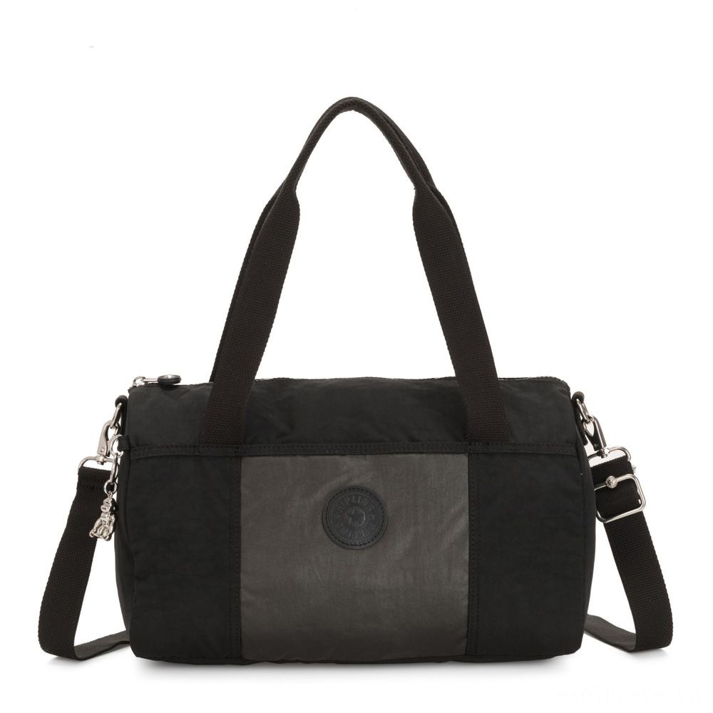 Click and Collect Sale - Kipling VITORIA Convertible extra metallic BLACK BLOCK - Steal-A-Thon:£49