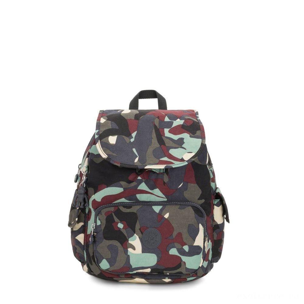 April Showers Sale - Kipling Area PACK S Small Backpack Camouflage Huge. - Virtual Value-Packed Variety Show:£44