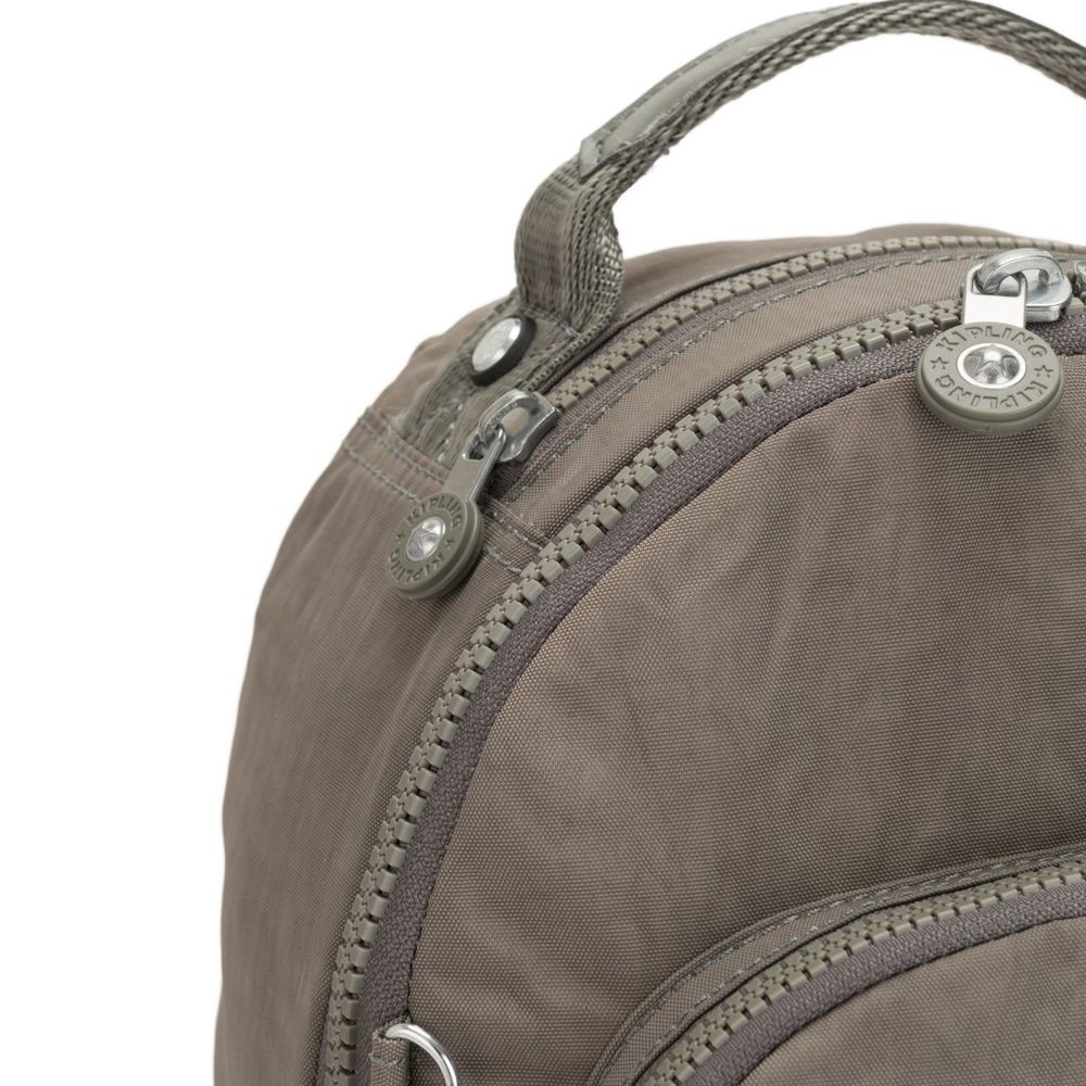 Kipling SEOUL S Tiny Backpack along with Tablet Chamber Seagrass.