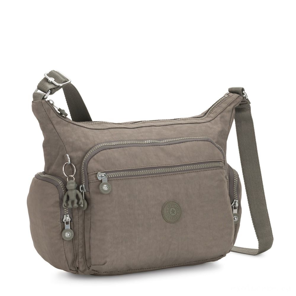 Click and Collect Sale - Kipling GABBIE Tool Shoulder Bag Seagrass - Steal:£43[libag6046nk]