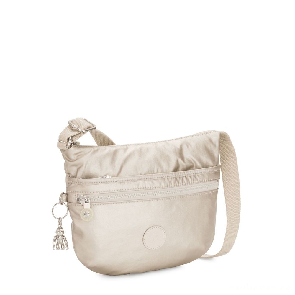 Shop Now - Kipling ARTO S Tiny Cross-Body Bag Cloud Metallic - Bonanza:£29
