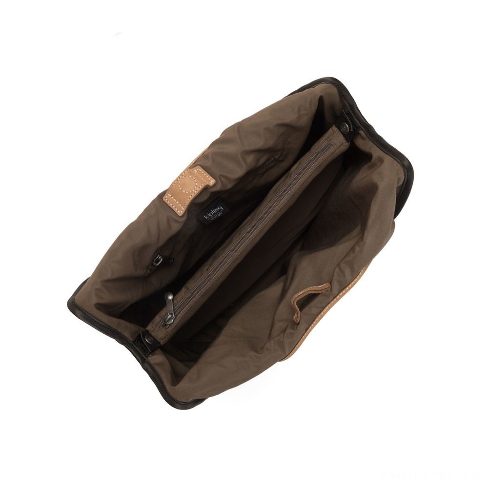 Kipling URBANA Hobo Bag Around Body Along With Easily Removable Shoulder Band Delicate Black