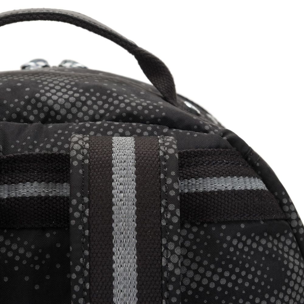 Kipling SEOUL GO ILLUMINATION UP Large backpack with notebook defense Camouflage Fl lighting.