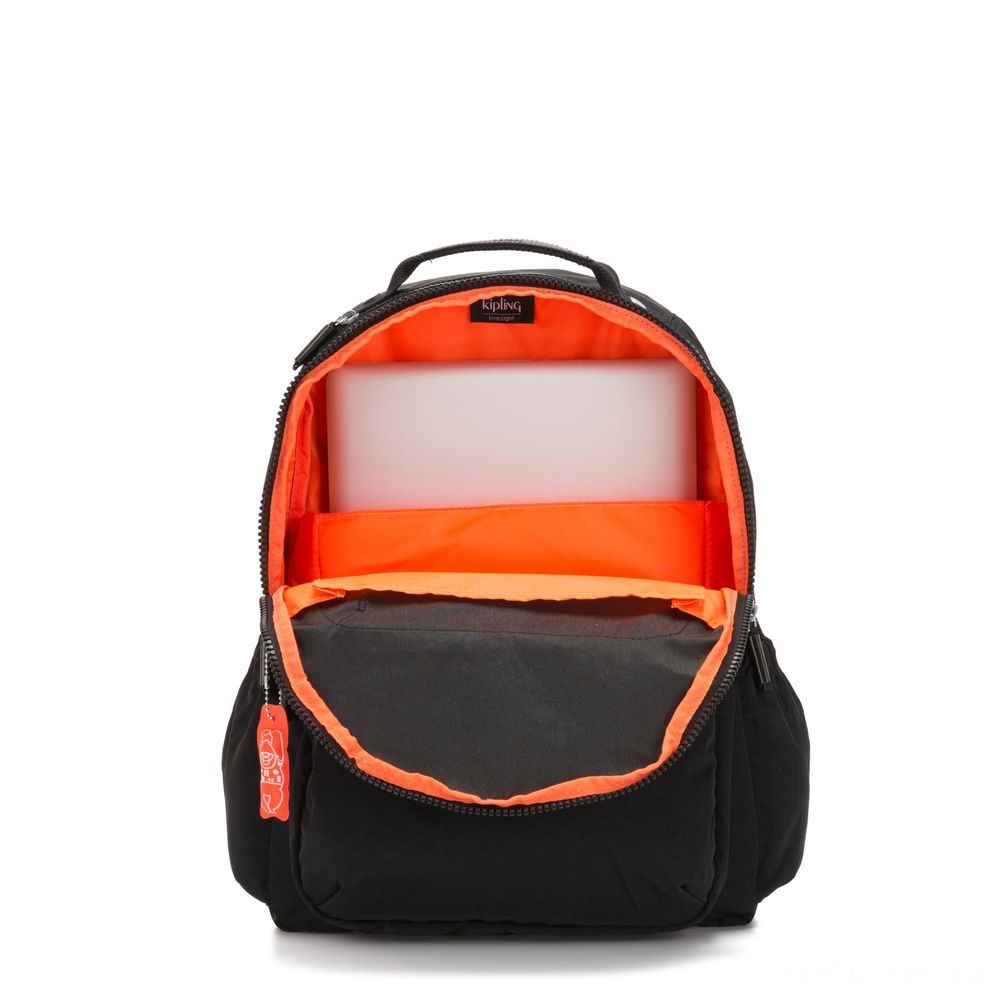 Kipling SEOUL GO Large knapsack with laptop pc security Brave Black.