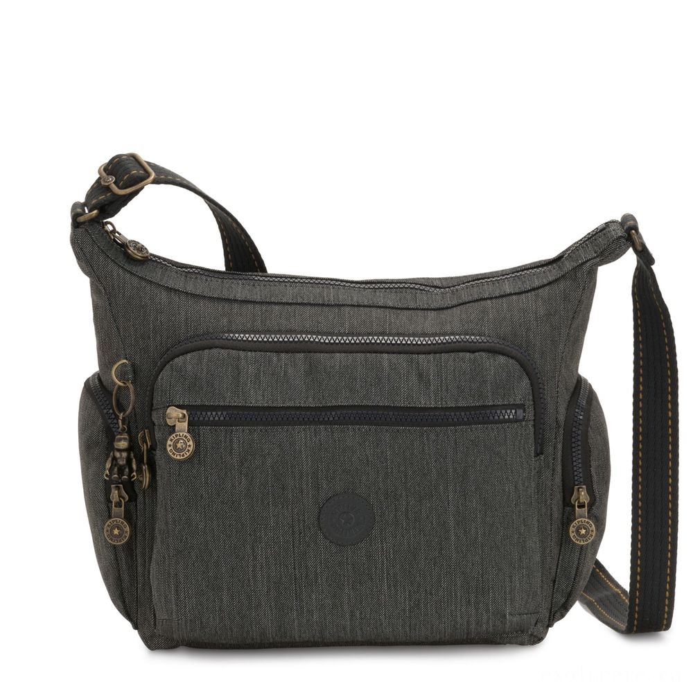 Lowest Price Guaranteed - Kipling GABBIE Tool Handbag Black Indigo - Give-Away:£39