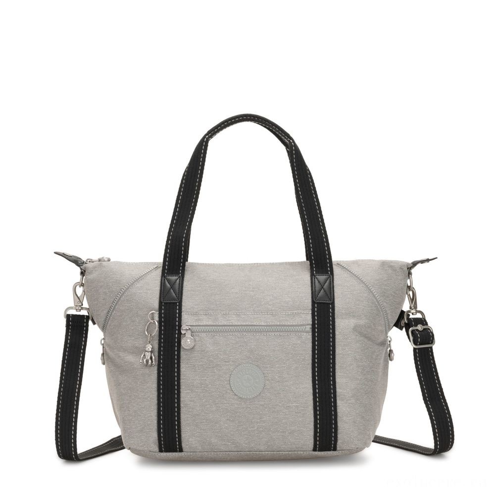 Two for One Sale - Kipling Craft Ladies Handbag Chalk Grey - Spectacular:£33