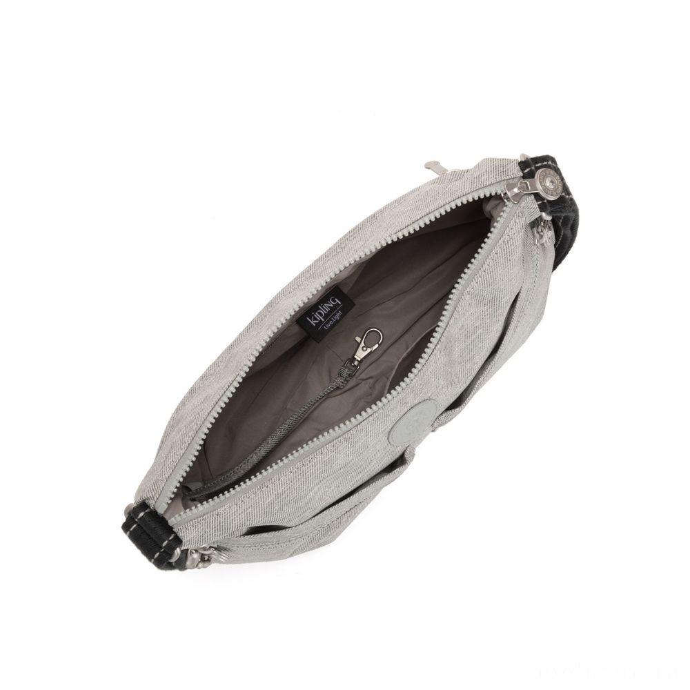 Doorbuster - Kipling IZELLAH Tool Throughout Body System Handbag Chalk Grey - Blowout Bash:£28[cobag6169li]