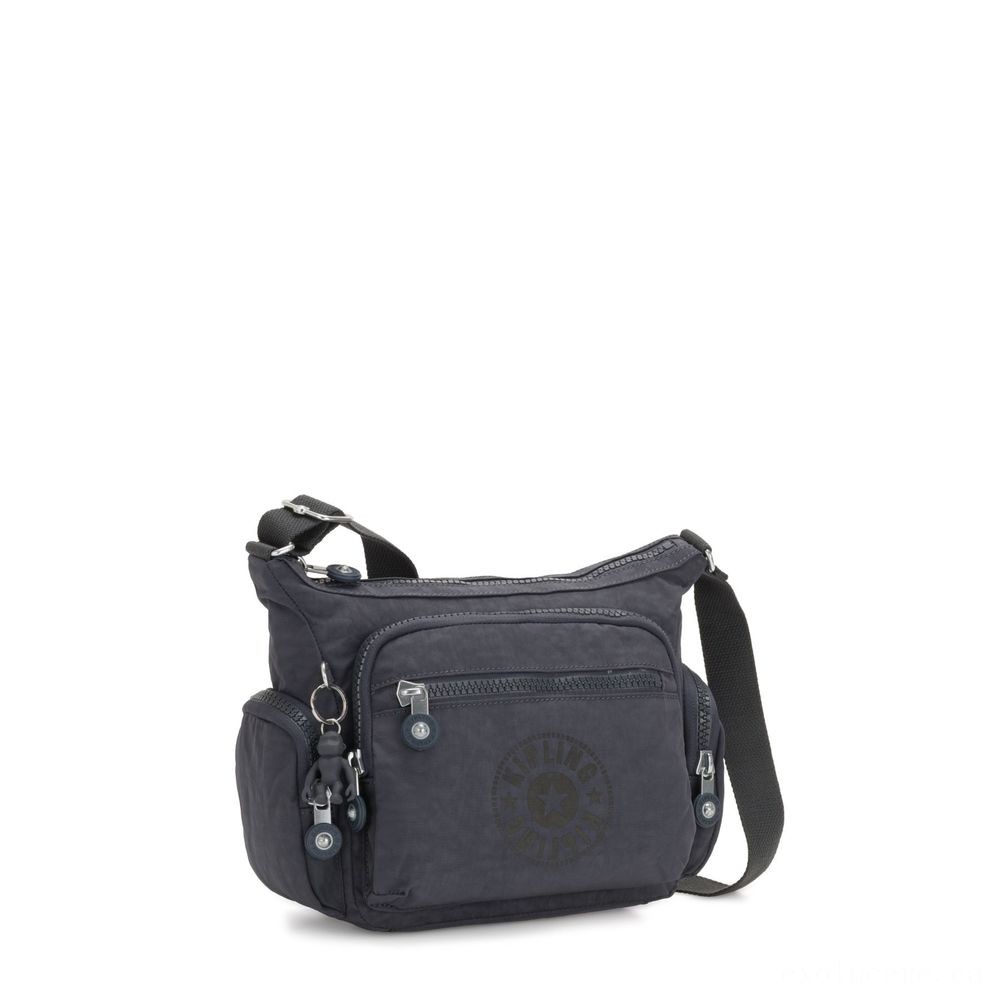 Bankruptcy Sale - Kipling GABBIE S Crossbody Bag along with Phone Area Night Grey Nc - Fourth of July Fire Sale:£26