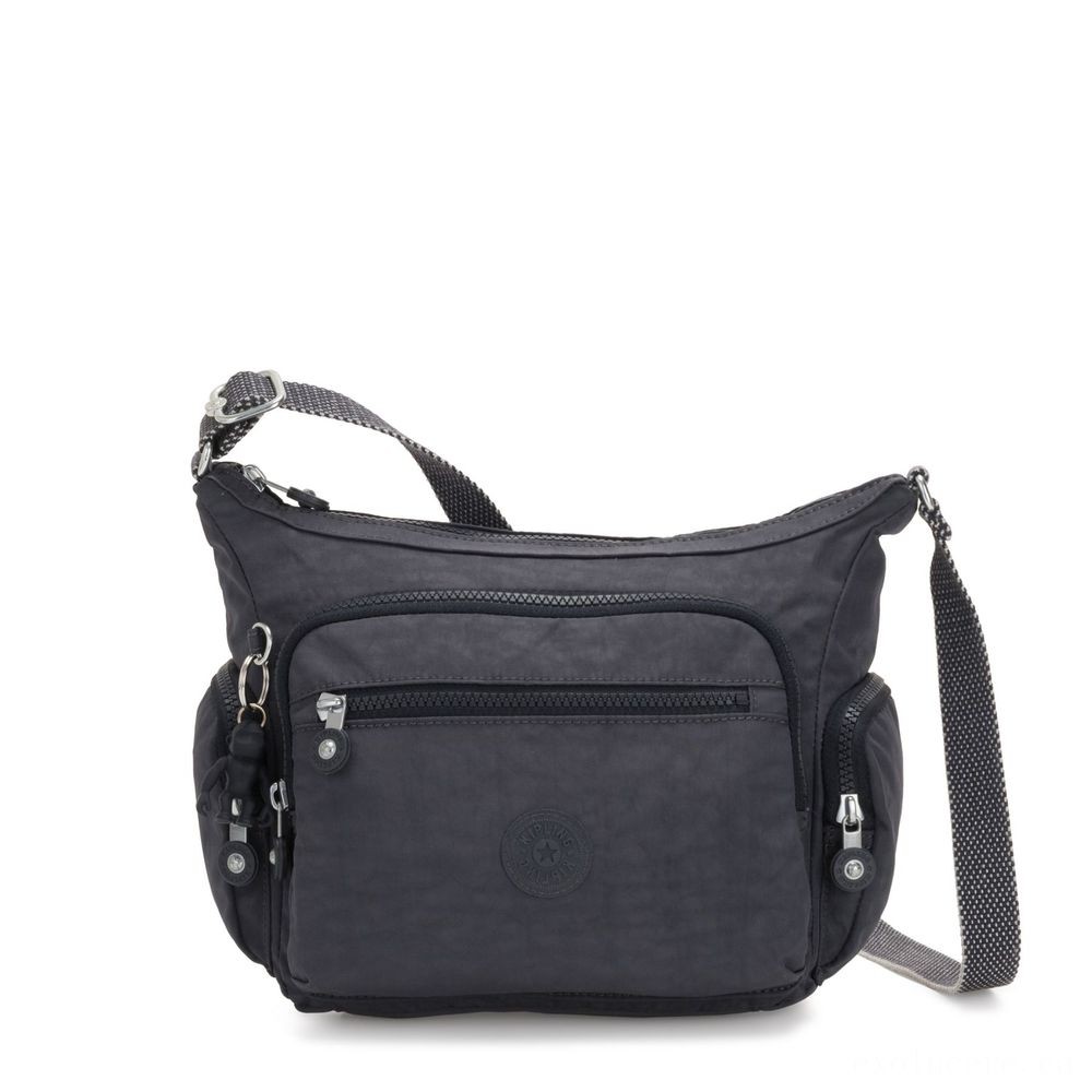 All Sales Final - Kipling GABBIE S Crossbody Bag with Phone Compartment Evening Grey - Price Drop Party:£30[libag6181nk]