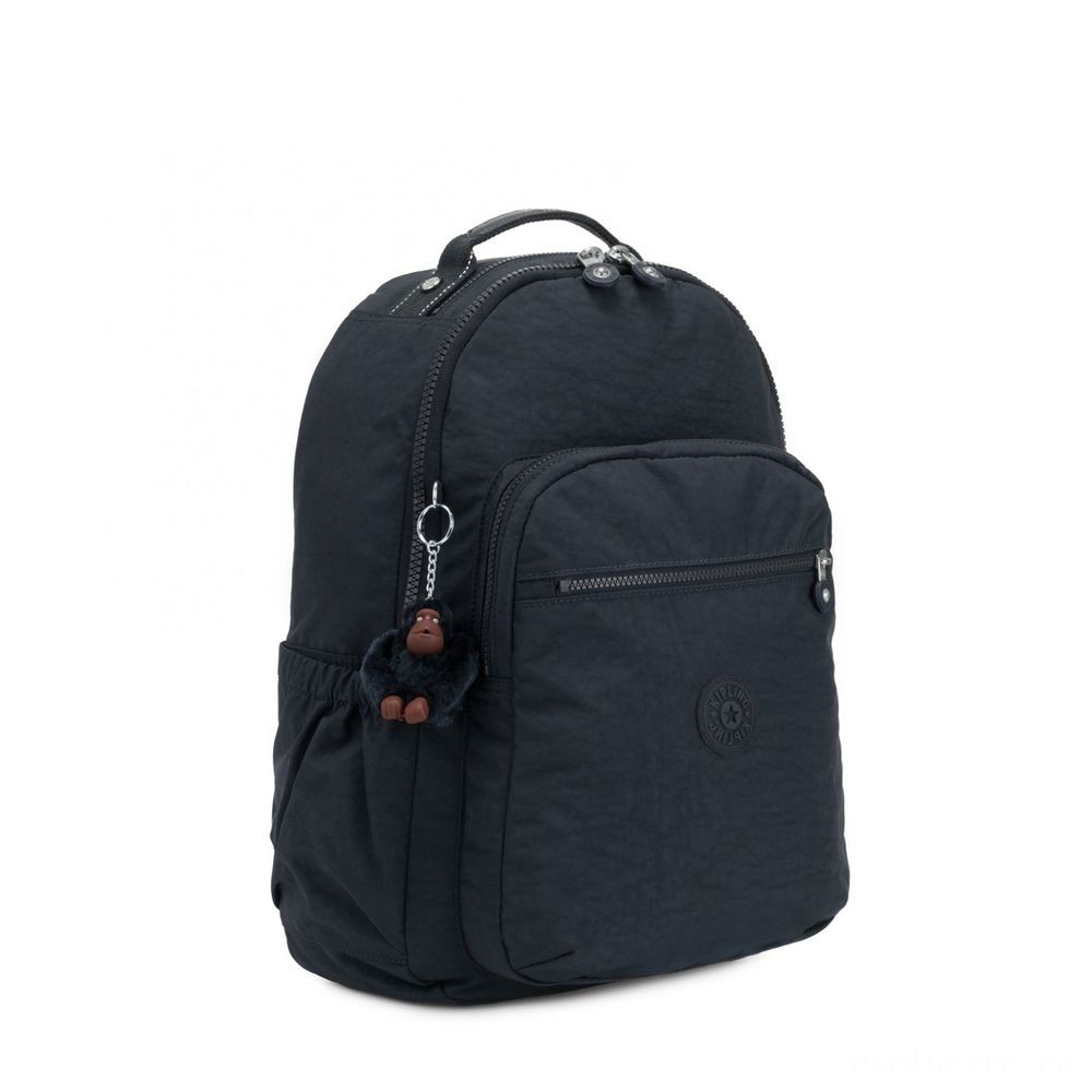 Two for One - Kipling SEOUL GO Large Knapsack along with Laptop Pc Security Accurate Navy. - Thrifty Thursday:£46[labag6188ma]