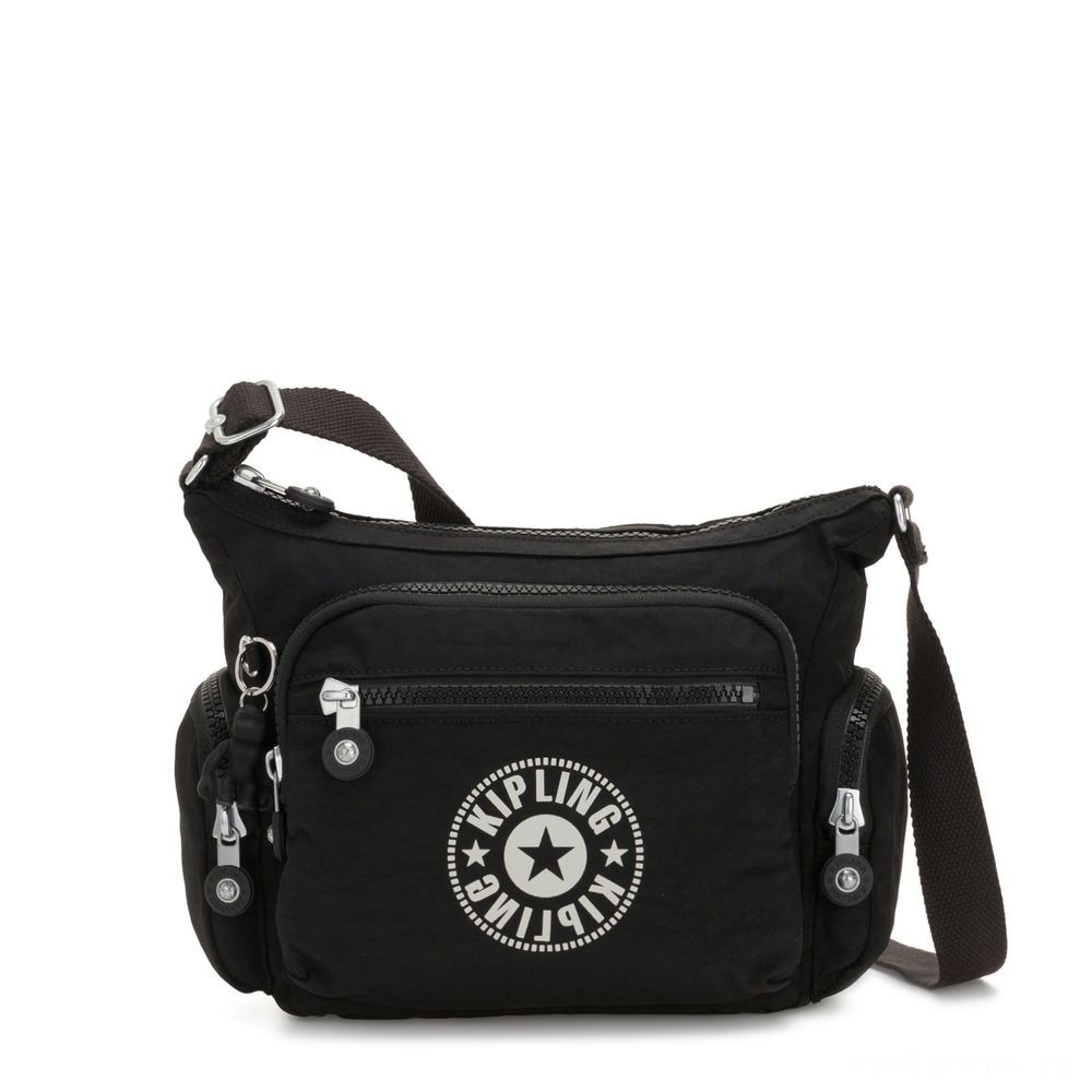 Up to 90% Off - Kipling GABBIE S Crossbody Bag along with Phone Chamber Lively Black - E-commerce End-of-Season Sale-A-Thon:£40[chbag6193ar]