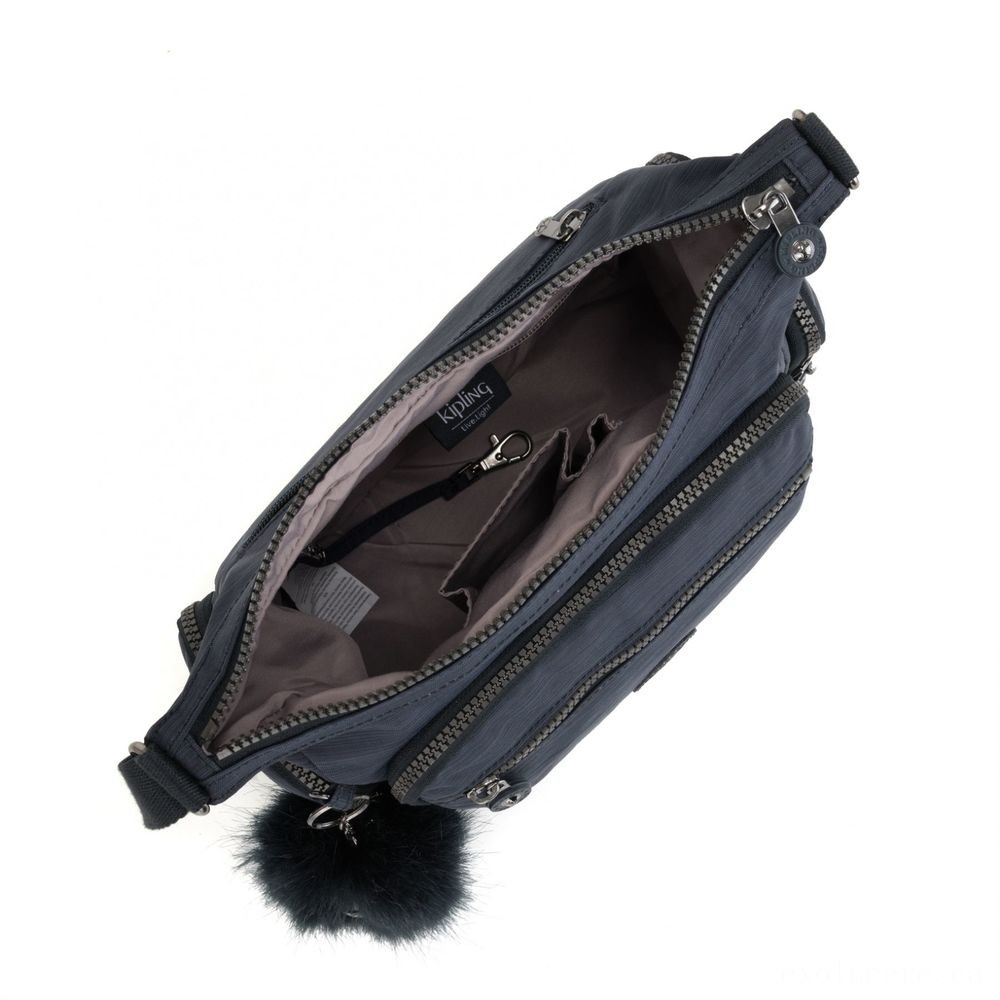 Kipling GABBIE S Crossbody Bag with Phone Chamber Real Dazz Naval Force