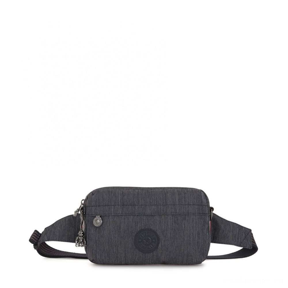 Hurry, Don't Miss Out! - Kipling HALIMA Small 2-in-1 Waistbag and also Crossbody Energetic Jeans - Blowout:£18