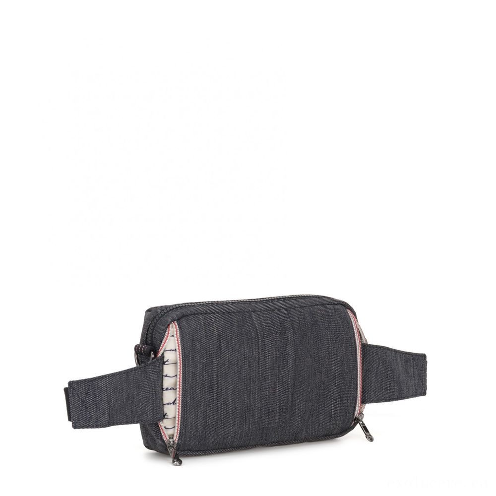 Markdown - Kipling HALIMA Small 2-in-1 Waistbag and also Crossbody Energetic Jeans - One-Day Deal-A-Palooza:£18