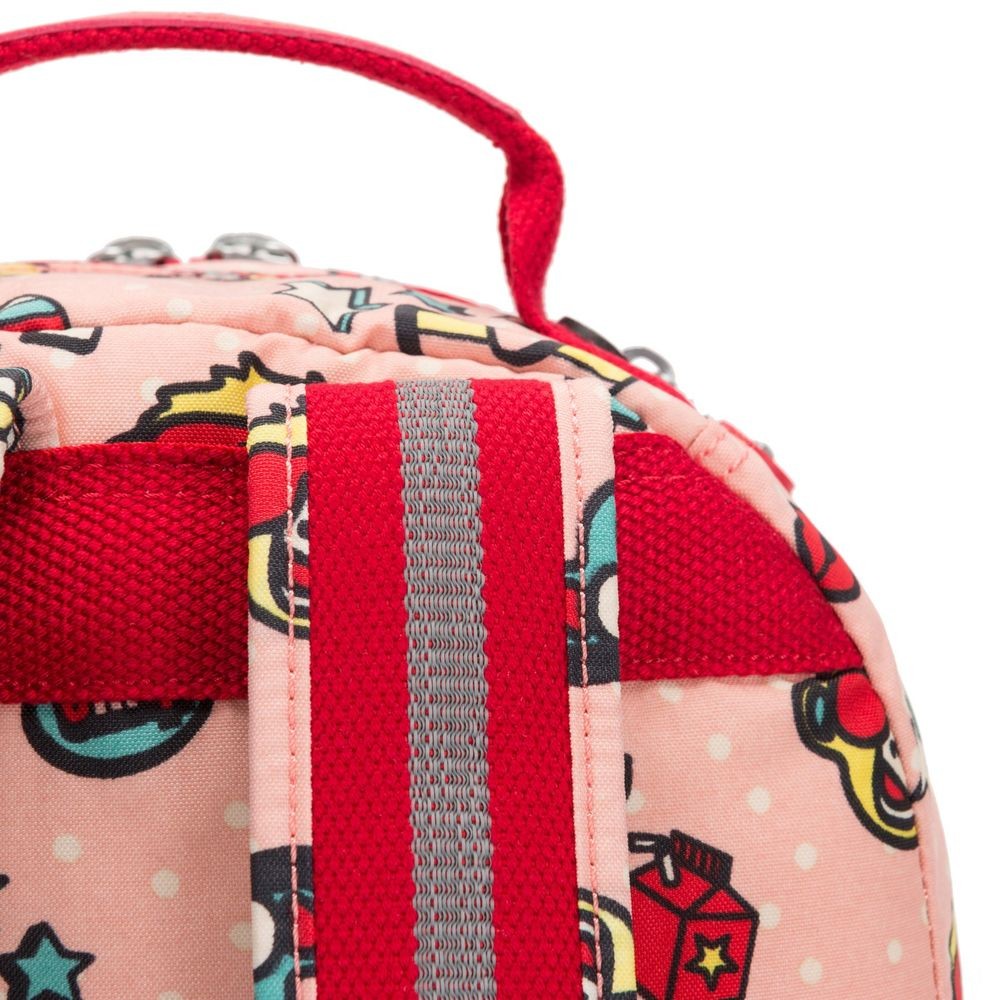 Insider Sale - Kipling SEOUL GO S Small Backpack Ape Play. - Clearance Carnival:£41[nebag6210ca]